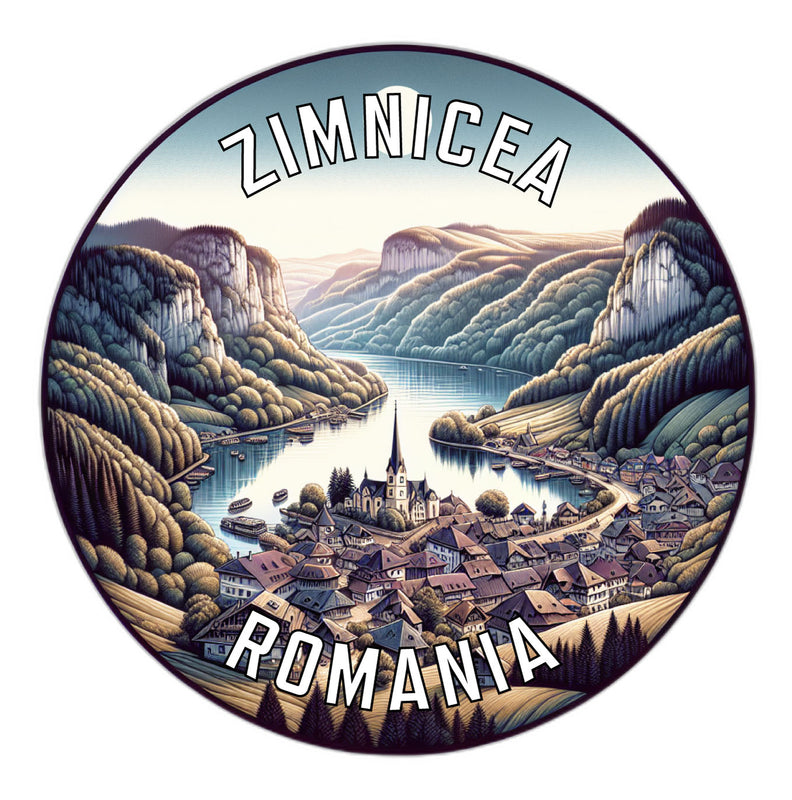 Zimnicea Romania Souvenir Die Cut Flat Magnet 2-Inch