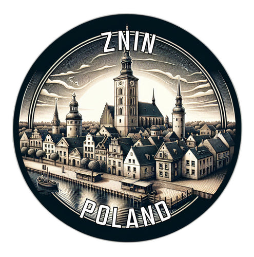 Znin Poland Souvenir Vinyl Decal Sticker 6-Inch
