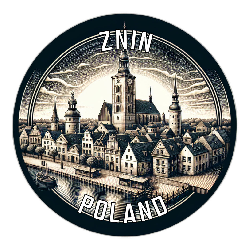 Znin Poland Souvenir Vinyl Decal Sticker 6-Inch