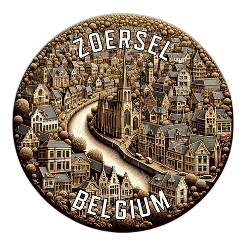 Zoersel Belgium Souvenir Vinyl Decal Sticker 2-Inch