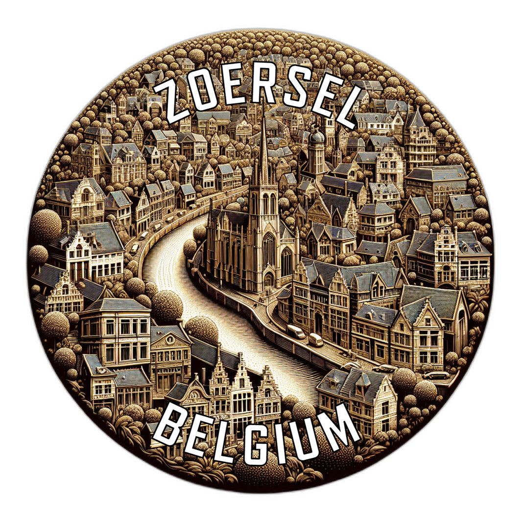 Zoersel Belgium Souvenir Vinyl Decal Sticker 2-Inch