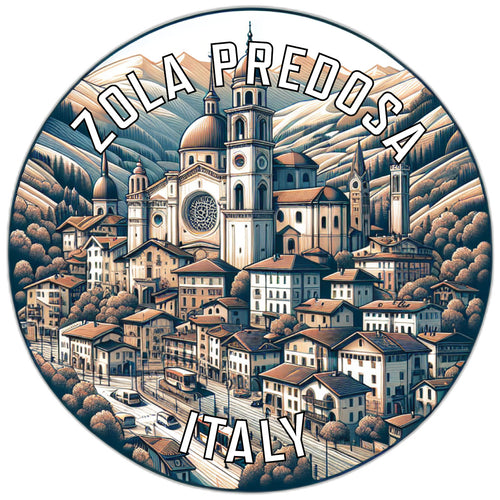 Zola Predosa Italy Souvenir Vinyl Decal Sticker 2-Inch