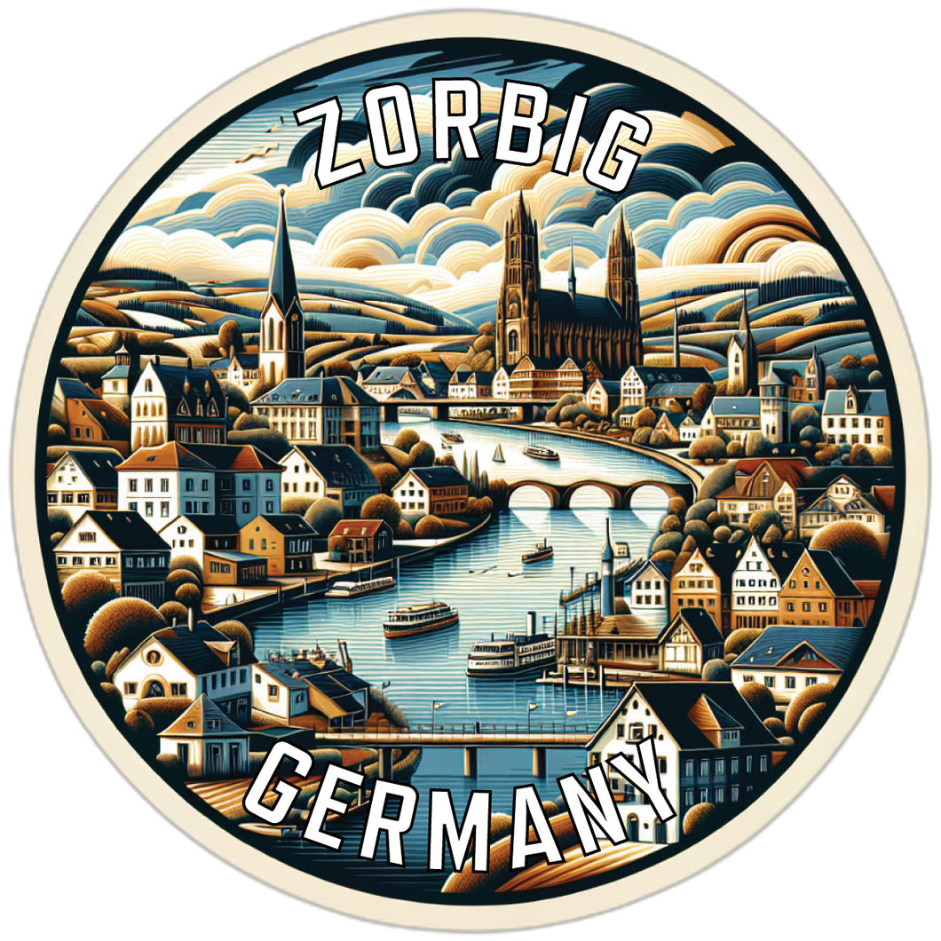 Zorbig Germany Souvenir Vinyl Decal Sticker 2-Inch