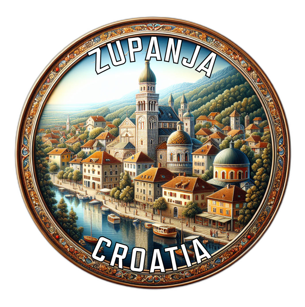 Zupanja Croatia Souvenir Vinyl Decal Sticker 2-Inch