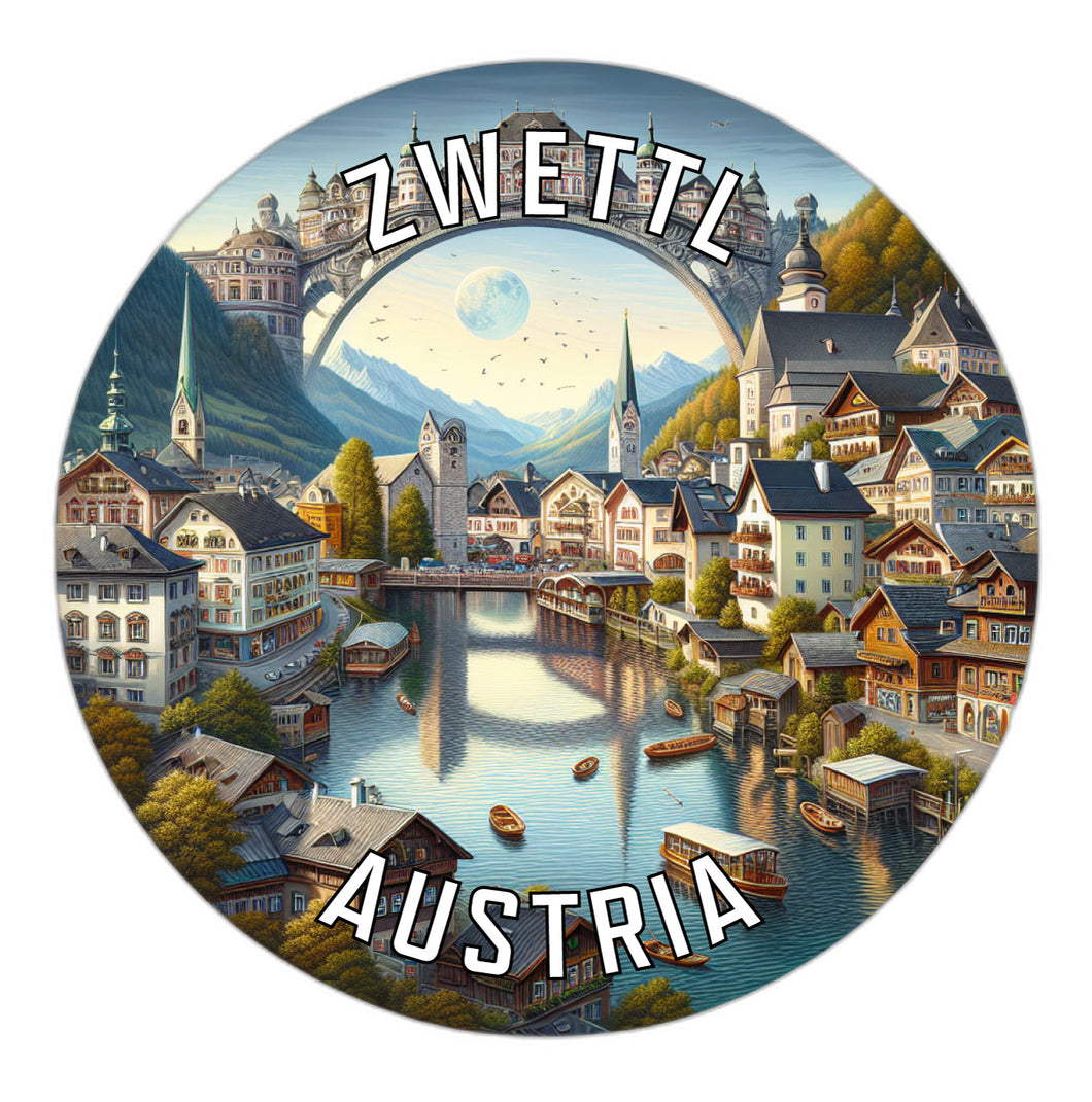 Zwettl Austria Souvenir Vinyl Decal Sticker 2-Inch