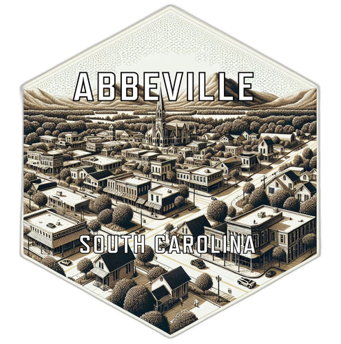 Abbeville South Carolina Travel Destination Souvenir Vinyl Decal Sticker 6-Inch