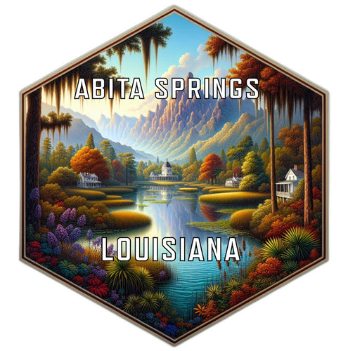 Abita Springs Louisiana Travel Destination Souvenir Vinyl Decal Sticker 2-Inch