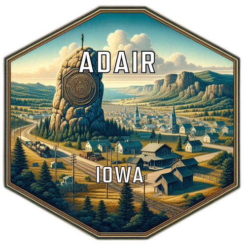 Adair Iowa Travel Destination Souvenir Vinyl Decal Sticker 2-Inch