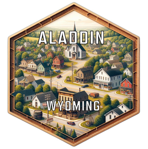 Aladdin Wyoming Travel Destination Souvenir Vinyl Decal Sticker 2-Inch