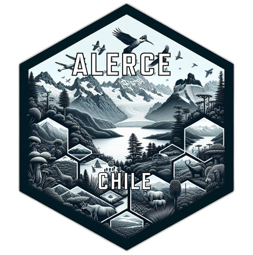 Alerce Chile Travel Destination Souvenir Vinyl Decal Sticker 6-Inch