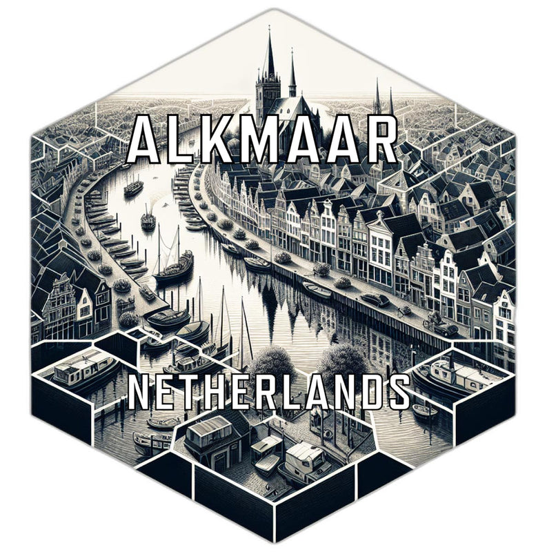 Alkmaar Netherlands Travel Destination Souvenir Vinyl Decal Sticker 2-Inch