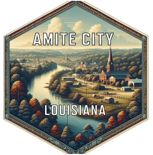 Amite City Louisiana Travel Destination Souvenir Vinyl Decal Sticker 2-Inch