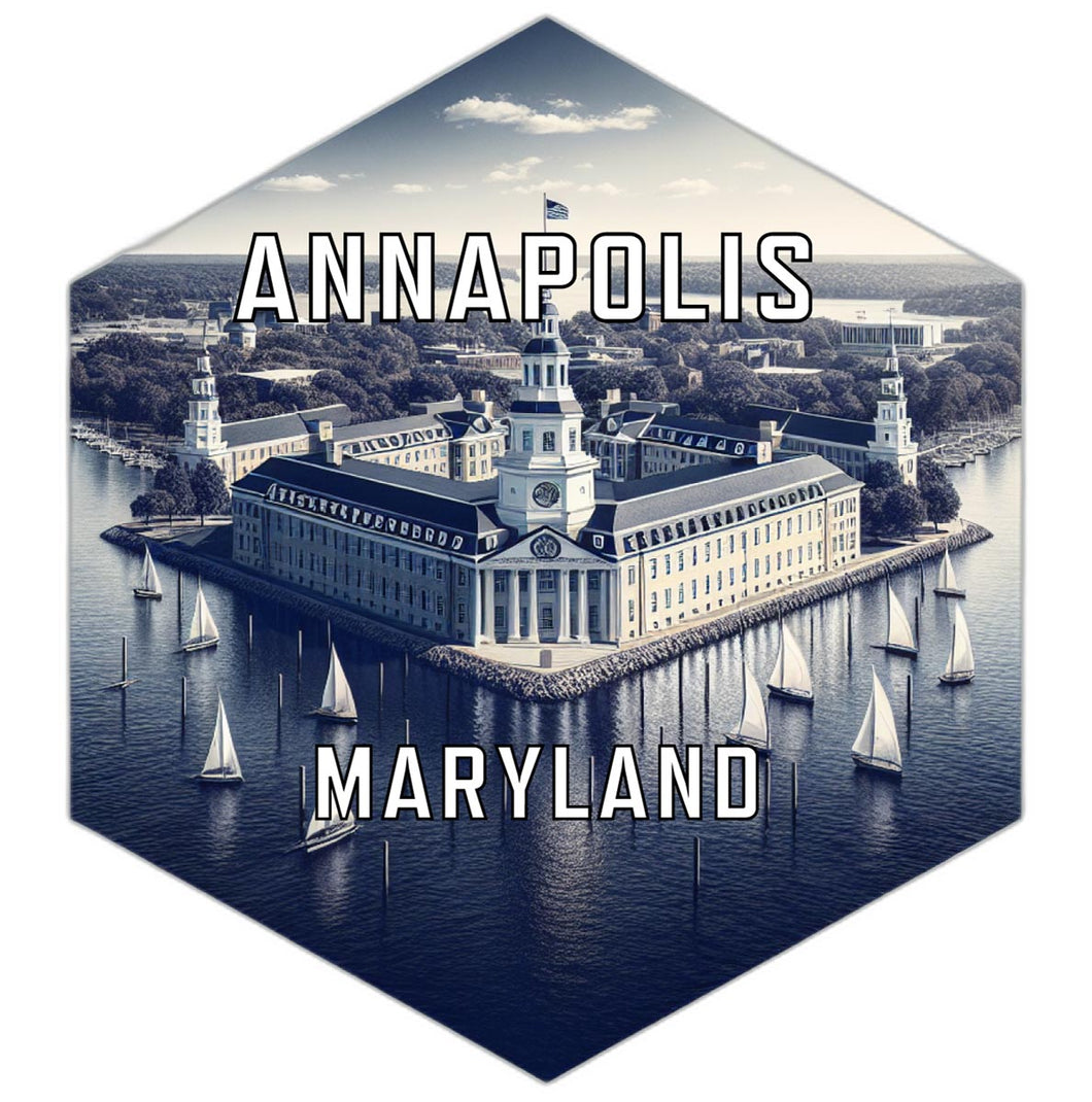 Annapolis Maryland Travel Destination Souvenir Vinyl Decal Sticker 6-Inch
