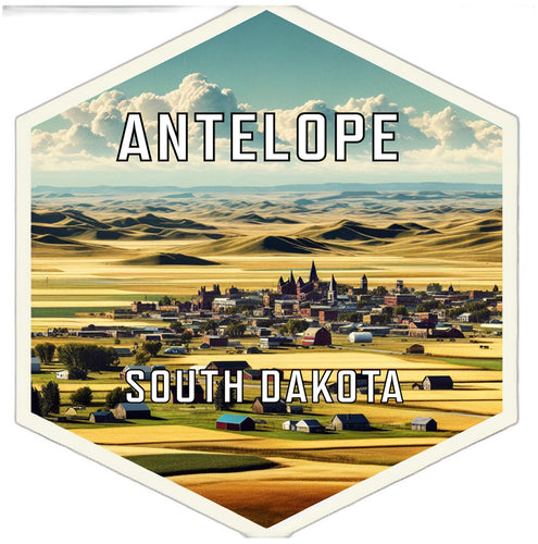 Antelope South Dakota Travel Destination Souvenir Vinyl Decal Sticker 2-Inch