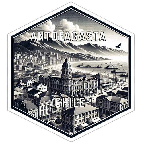 Antofagasta Chile Souvenir Travel Destination Die Cut Hexagon Fridge Magnet 2-Inch