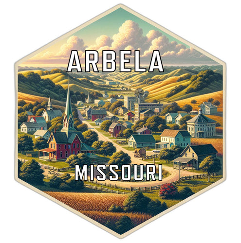 Arbela Missouri Travel Destination Souvenir Vinyl Decal Sticker 2-Inch