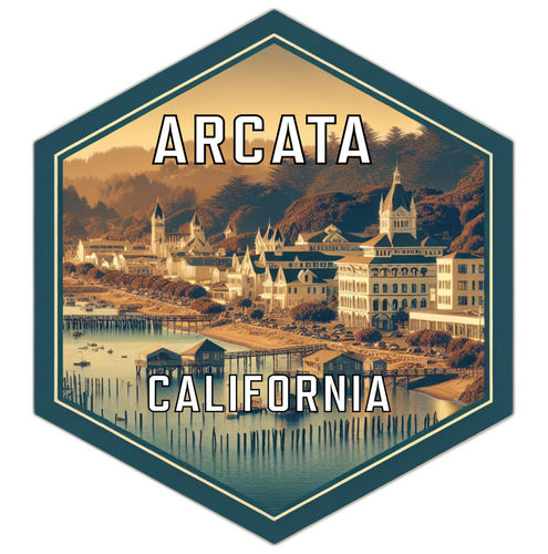 Arcata California Travel Destination Souvenir Vinyl Decal Sticker 6-Inch