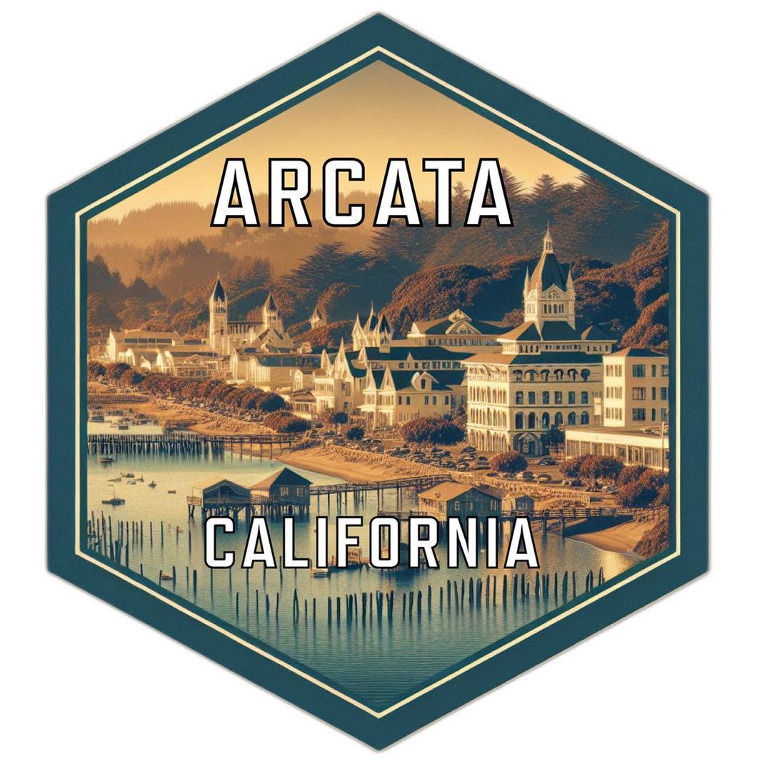 Arcata California Travel Destination Souvenir Vinyl Decal Sticker 6-Inch