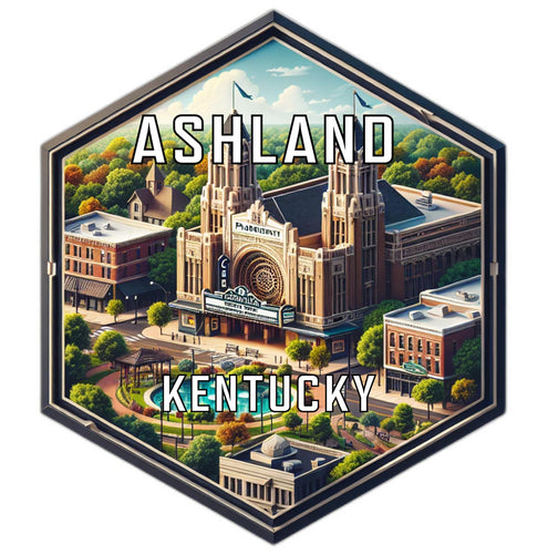 Ashland Kentucky Travel Destination Souvenir Vinyl Decal Sticker 2-Inch