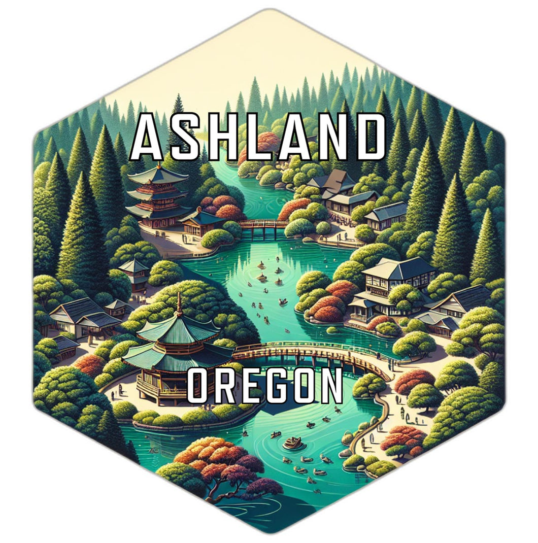 Ashland Oregon Travel Destination Souvenir Vinyl Decal Sticker 6-Inch