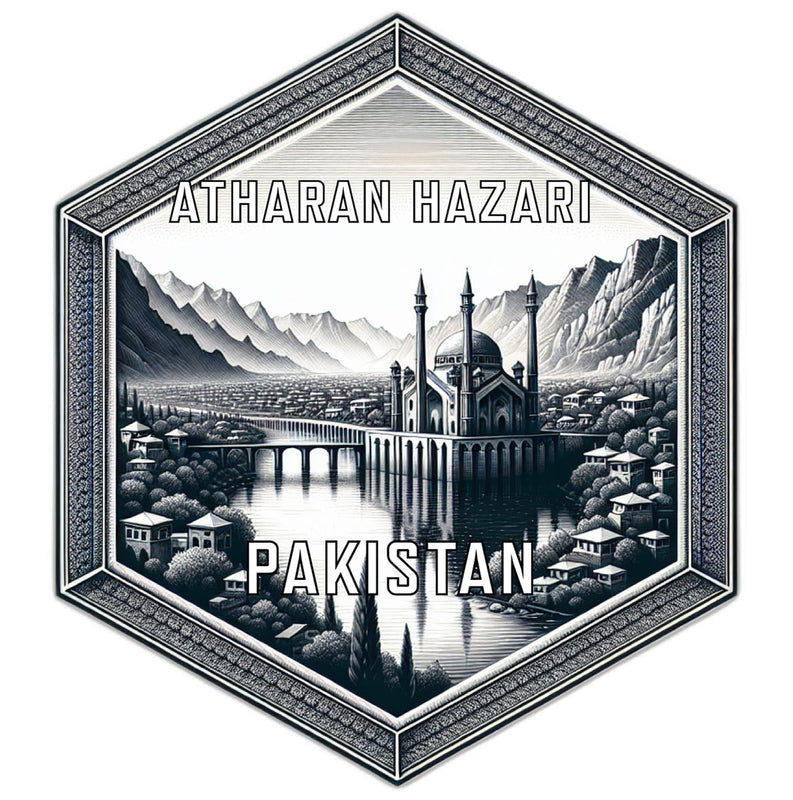 Atharan Hazari Pakistan Travel Destination Souvenir Vinyl Decal Sticker 2-Inch