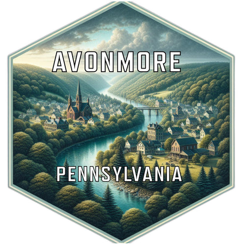 Avonmore Pennsylvania Travel Destination Souvenir Vinyl Decal Sticker 2-Inch