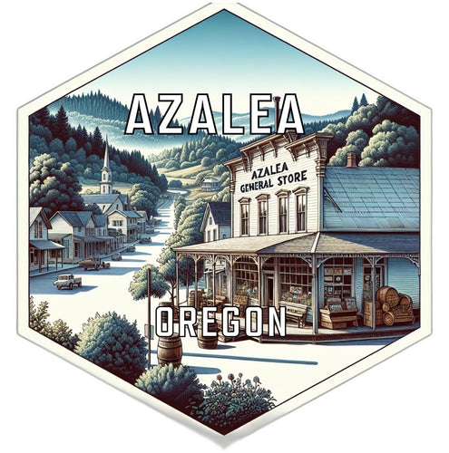 Azalea Oregon Travel Destination Souvenir Vinyl Decal Sticker 2-Inch