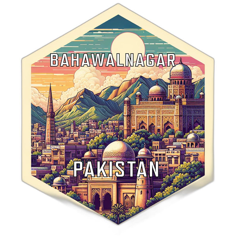 Bahawalnagar Pakistan Travel Destination Souvenir Vinyl Decal Sticker 6-Inch