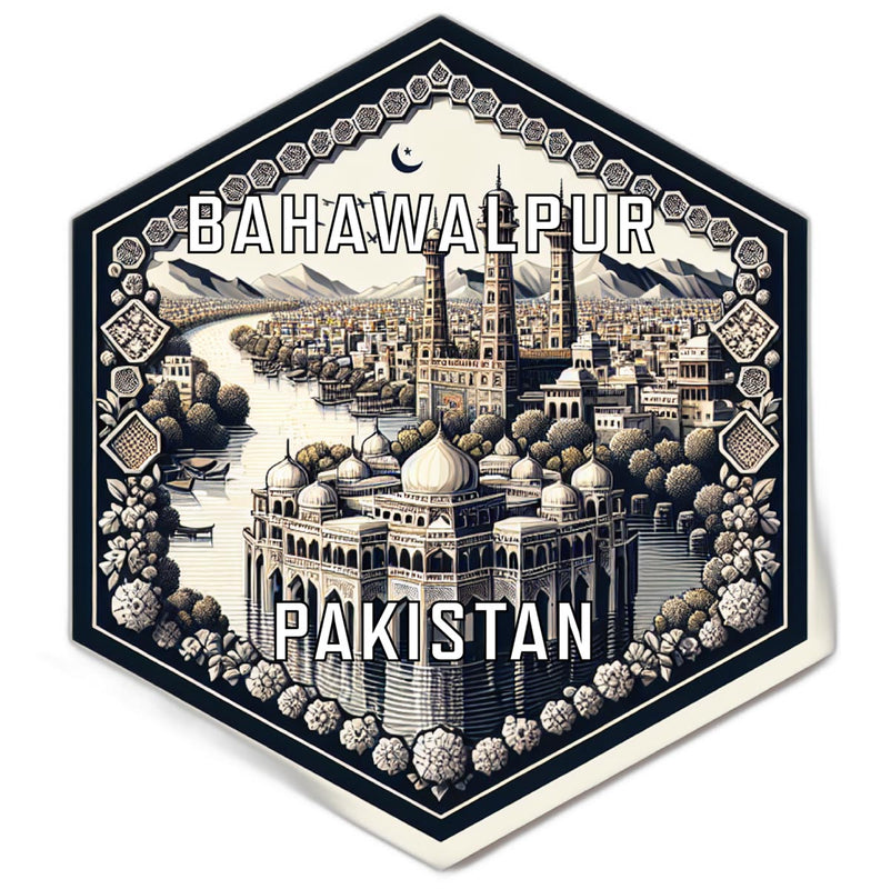 Bahawalpur Pakistan Travel Destination Souvenir Vinyl Decal Sticker 2-Inch