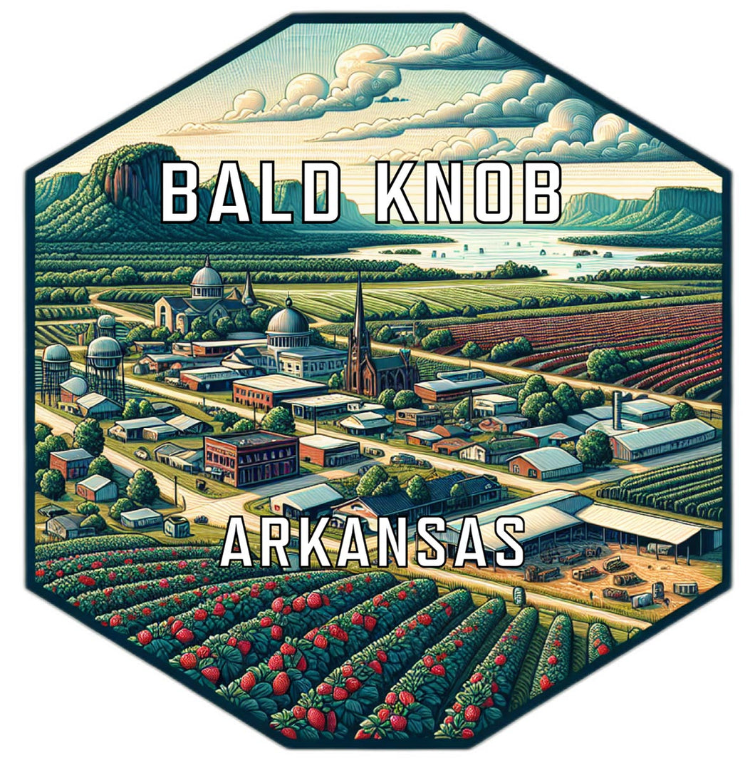 Bald Knob Arkansas Travel Destination Souvenir Vinyl Decal Sticker 2-Inch