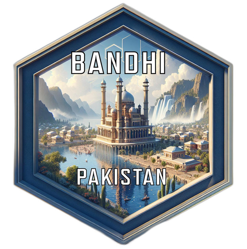 Bandhi Pakistan Travel Destination Souvenir Vinyl Decal Sticker 2-Inch