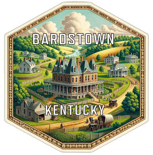 Bardstown Kentucky Travel Destination Souvenir Vinyl Decal Sticker 2-Inch