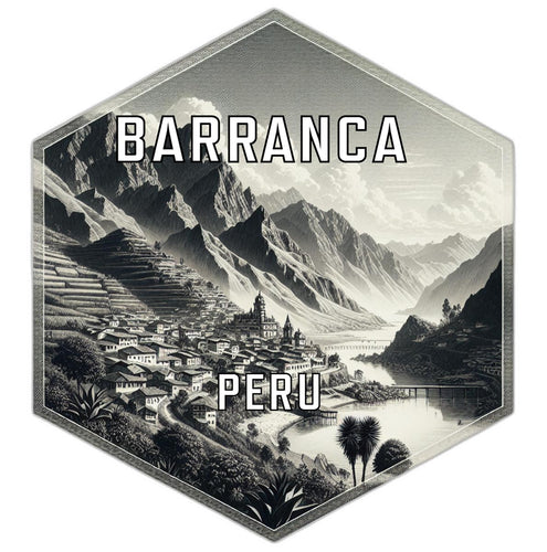 Barranca Peru Travel Destination Souvenir Vinyl Decal Sticker 2-Inch