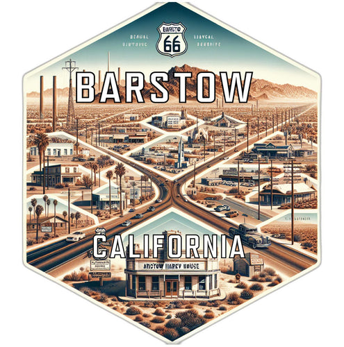 Barstow California Travel Destination Souvenir Vinyl Decal Sticker 6-Inch