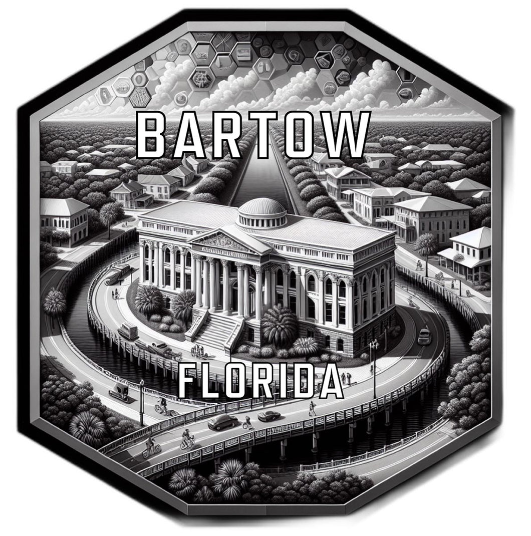 Bartow Florida Travel Destination Souvenir Vinyl Decal Sticker 6-Inch
