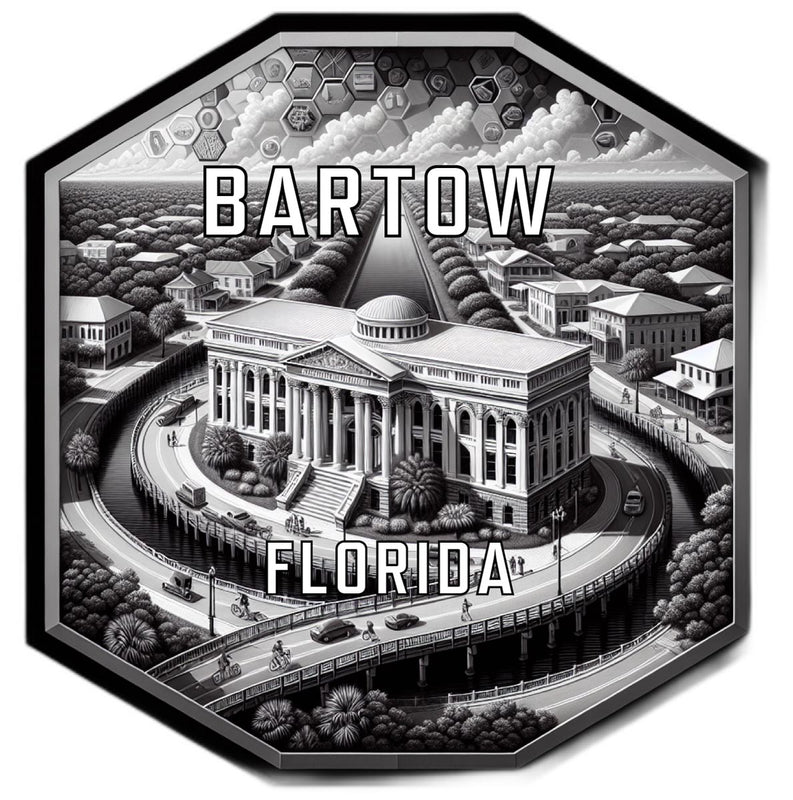 Bartow Florida Travel Destination Souvenir Vinyl Decal Sticker 6-Inch