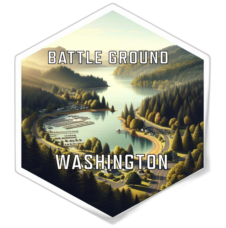 Battle Ground Washington Travel Destination Souvenir Vinyl Decal Sticker 2-Inch