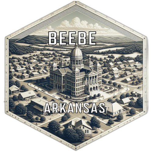 Beebe Arkansas Travel Destination Souvenir Vinyl Decal Sticker 4-Inch