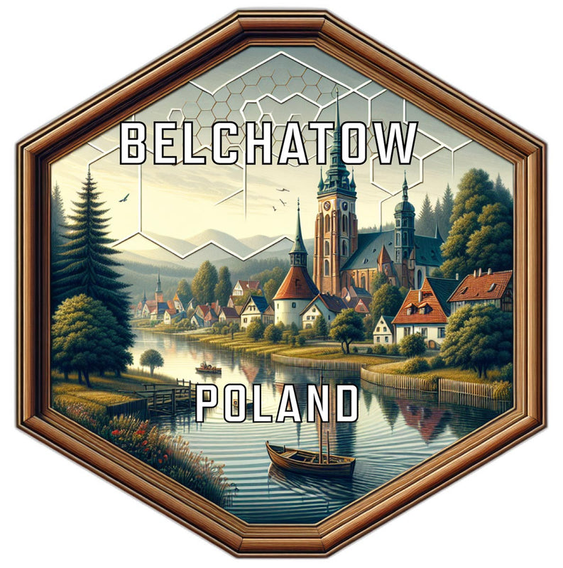 Belchatow Poland Travel Destination Souvenir Vinyl Decal Sticker 6-Inch
