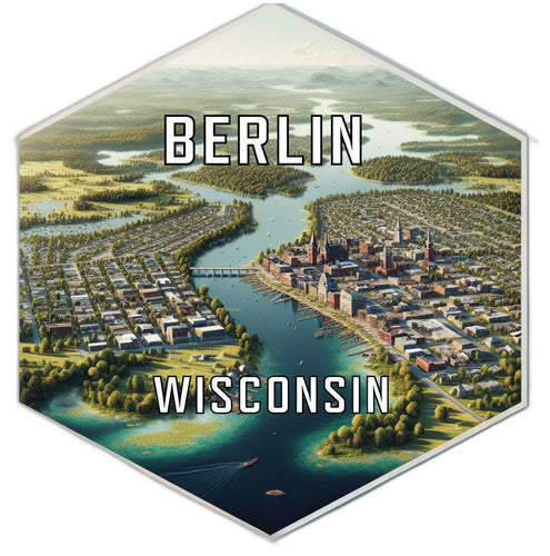 Berlin Wisconsin Travel Destination Souvenir Vinyl Decal Sticker 4-Inch