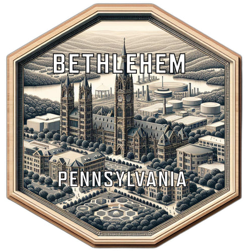 Bethlehem Pennsylvania Travel Destination Souvenir Vinyl Decal Sticker 4-Inch