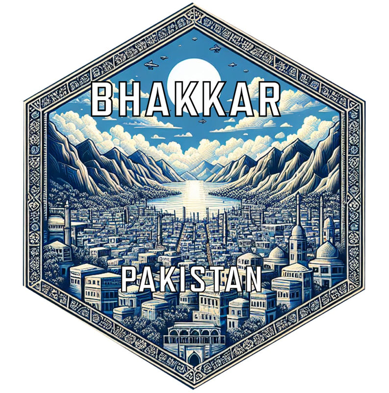 Bhakkar Pakistan Travel Destination Souvenir Vinyl Decal Sticker 4-Inch