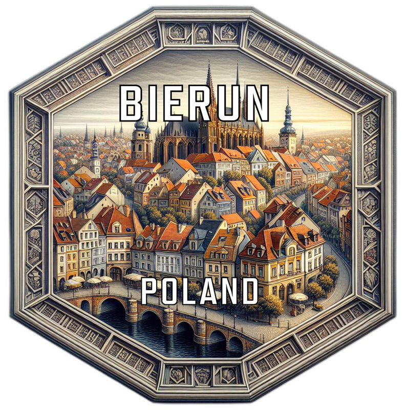 Bierun Poland Travel Destination Souvenir Vinyl Decal Sticker 2-Inch