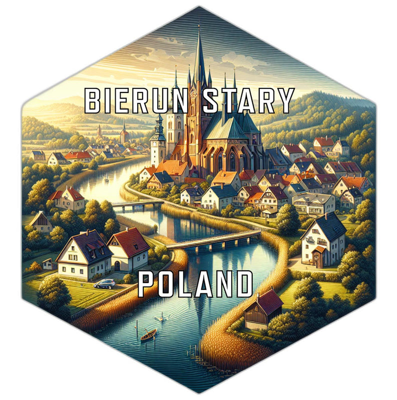 Bierun Stary Poland Travel Destination Souvenir Vinyl Decal Sticker 2-Inch