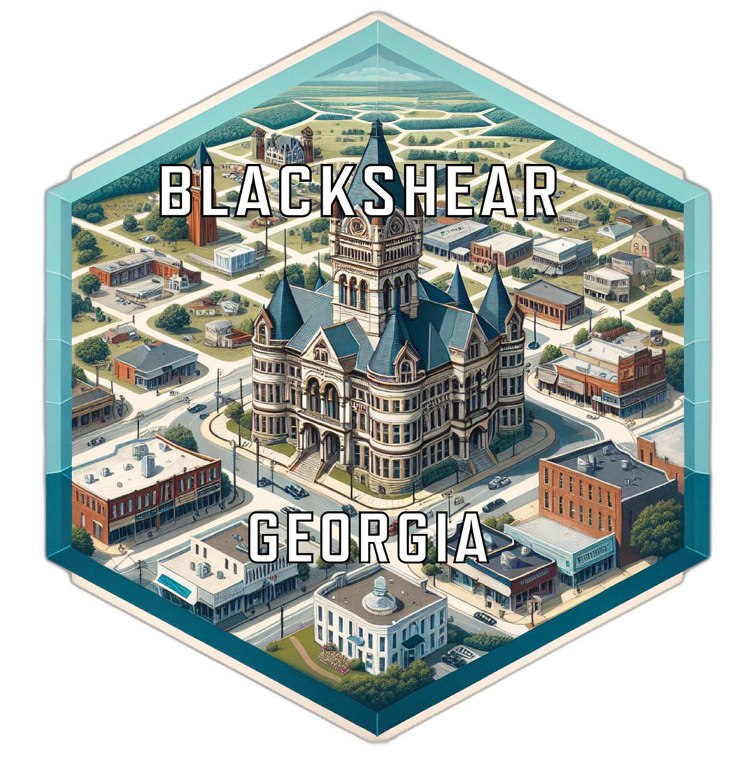 Blackshear Georgia Travel Destination Souvenir Vinyl Decal Sticker 4-Inch