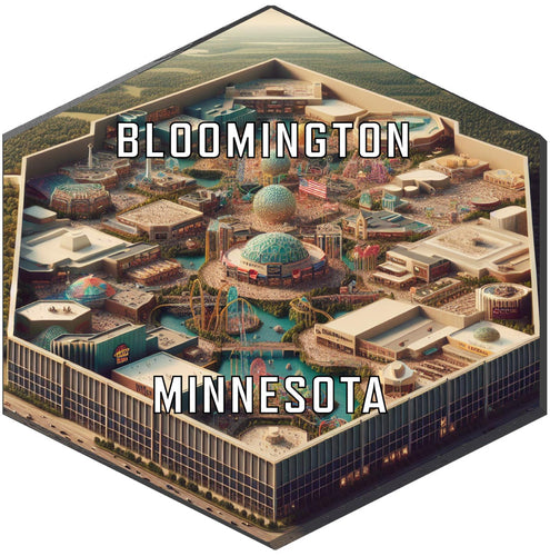 Bloomington Minnesota Travel Destination Souvenir Vinyl Decal Sticker 6-Inch