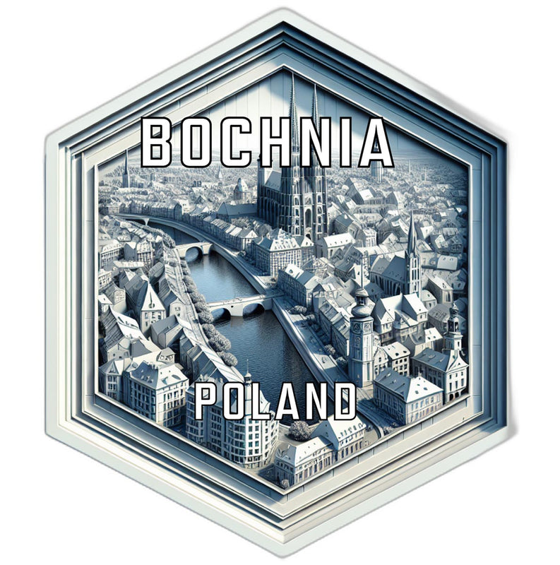 Bochnia Poland Travel Destination Souvenir Vinyl Decal Sticker 2-Inch