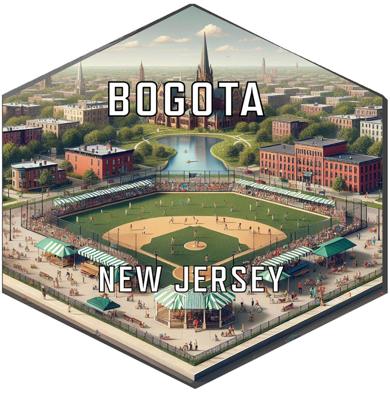Bogota New Jersey Travel Destination Souvenir Vinyl Decal Sticker 2-Inch