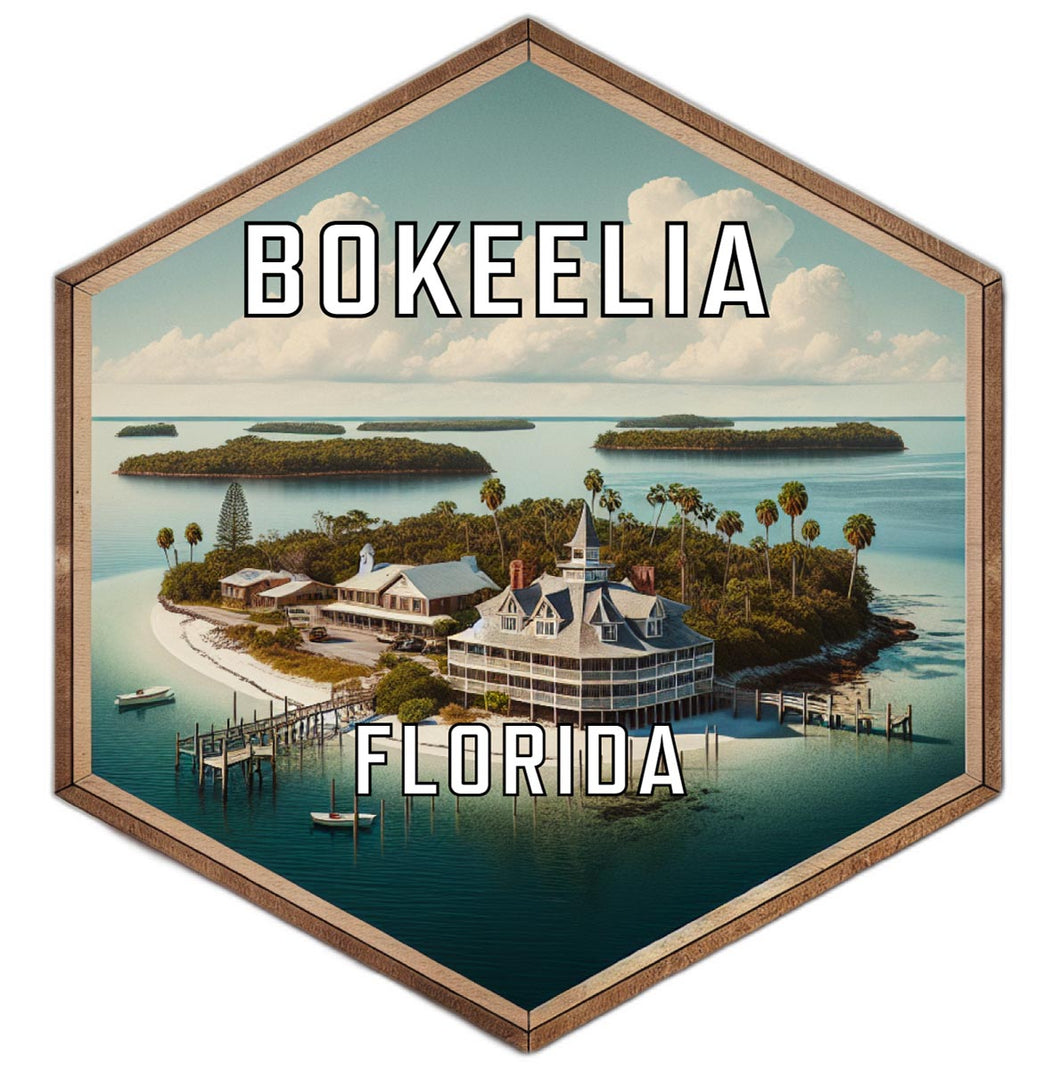 Bokeelia Florida Travel Destination Souvenir Vinyl Decal Sticker 2-Inch