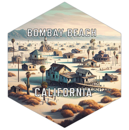 Bombay Beach California Travel Destination Souvenir Vinyl Decal Sticker 2-Inch